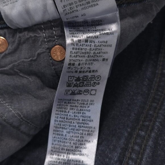 LEVI'S PREMIUM Women's Jeans 28 WEDGIE Button Fly Vintage Style Straight - Picture 13 of 14